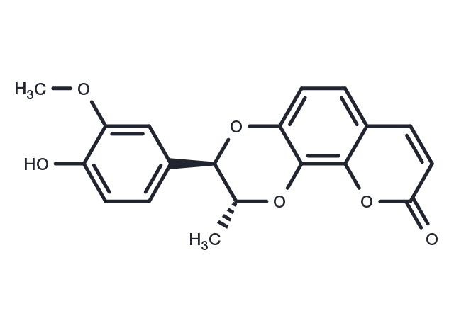 6-Demethoxy-9'-deoxycleomiscosin A Chemical Structure