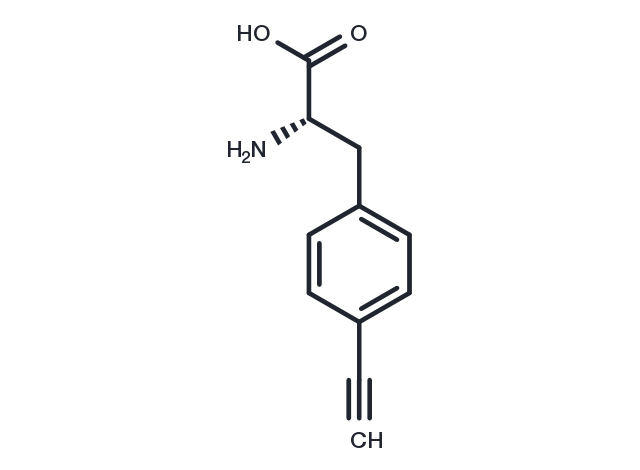p-Ethynylphenylalanine Chemical Structure