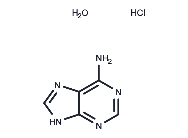 TargetMol Chemical Structure Adenine monohydrochloride hemihydrate