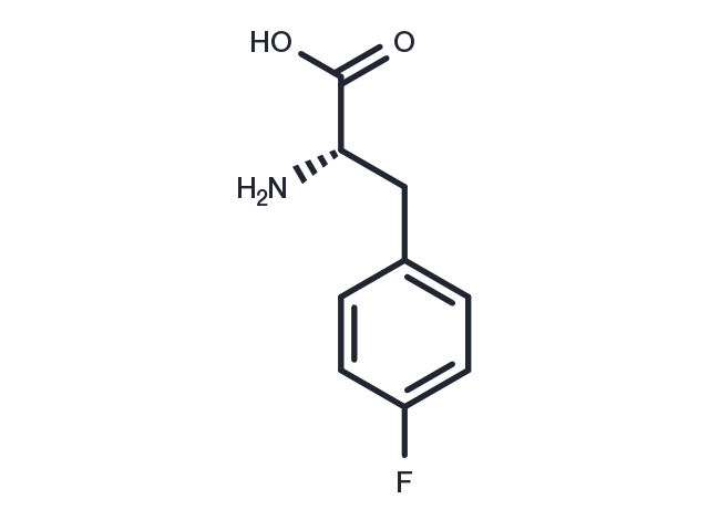 p-Fluoro-L-phenylalanine Chemical Structure
