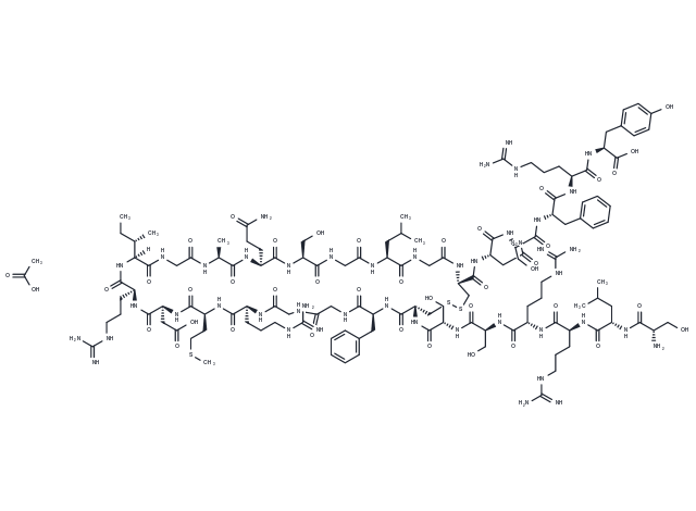 Carperitide acetate Chemical Structure