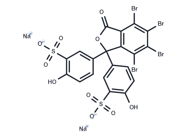 TargetMol Chemical Structure Sulfobromophthalein disodium salt