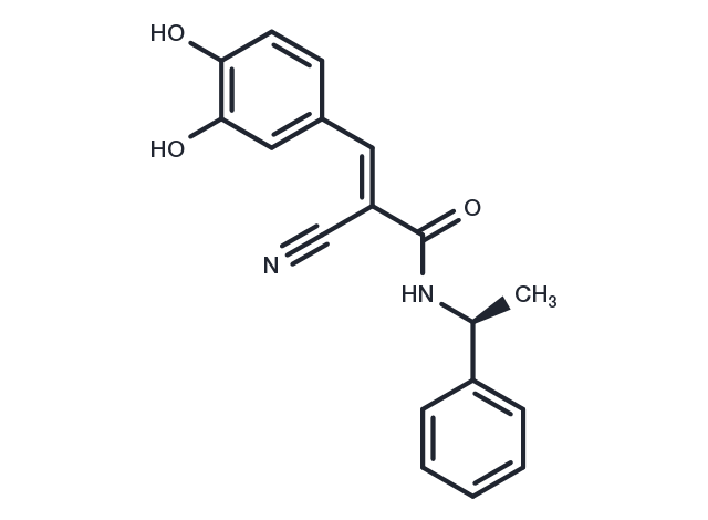 TargetMol Chemical Structure Tyrphostin B44, (+) enantiomer