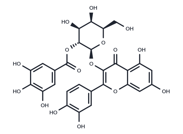 TargetMol Chemical Structure 2"-O-Galloylhyperin