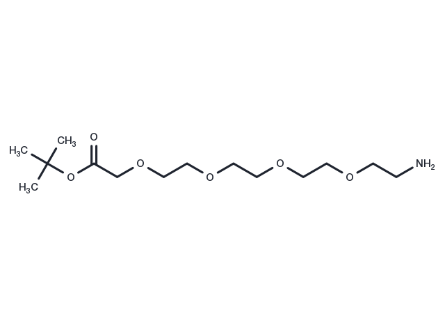 Amino-PEG4-C1-Boc Chemical Structure