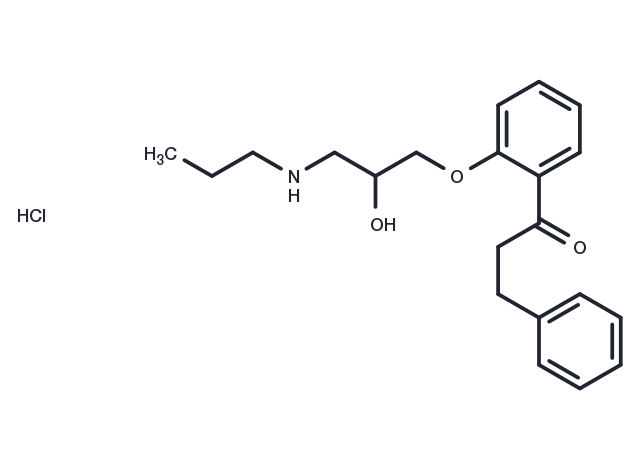 TargetMol Chemical Structure Propafenone hydrochloride