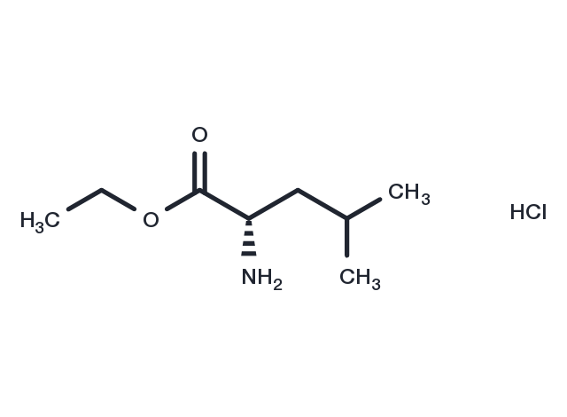 Ethyl L-leucinate HCl Chemical Structure