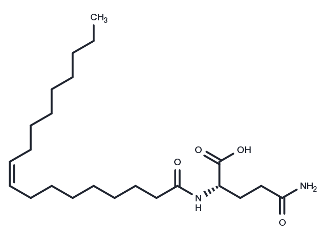 N-Oleoyl Glutamine Chemical Structure
