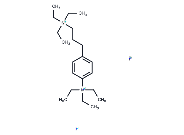 Ammonium, (3-(p-triethylammoniophenyl)propyl)triethyl-, diiodide Chemical Structure