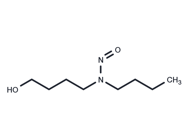N-butyl-N-(4-hydroxybutyl) nitrosamine Chemical Structure
