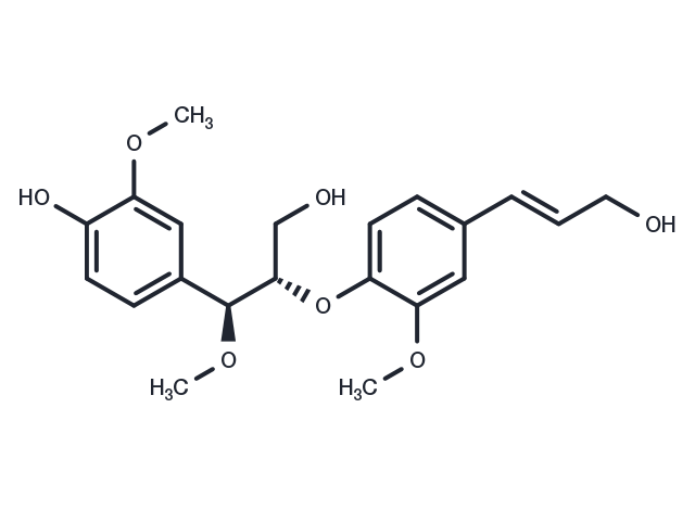 TargetMol Chemical Structure threo-7-O-Methylguaiacylglycerol β-coniferyl ether