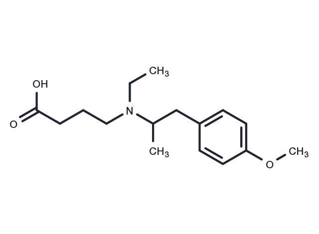 TargetMol Chemical Structure Mebeverine acid