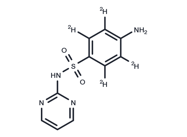 Sulfadiazine-d4 Chemical Structure