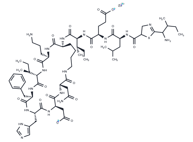 TargetMol Chemical Structure Bacitracin Zinc