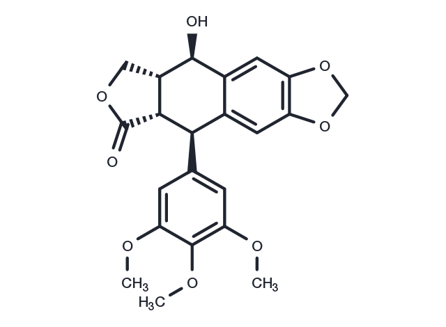 Picropodophyllotoxin Chemical Structure