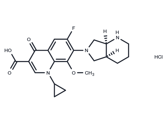 TargetMol Chemical Structure Moxifloxacin hydrochloride