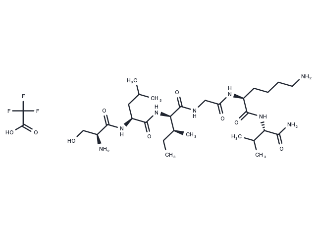 PAR2 (1-6) amide (human) (trifluoroacetate salt) Chemical Structure