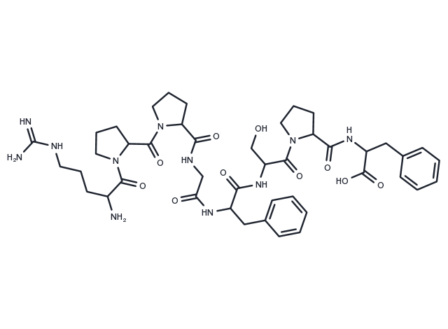 TargetMol Chemical Structure [Des-Arg9]-Bradykinin