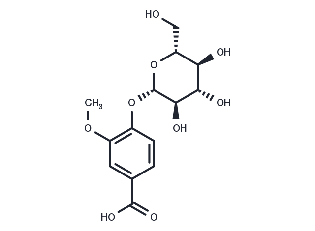 TargetMol Chemical Structure Vanillic acid glucoside