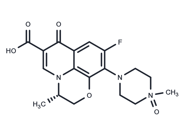 Levofloxacin N-oxide Chemical Structure