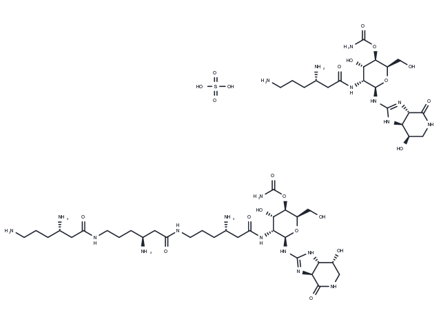 TargetMol Chemical Structure Nourseothricin sulfate