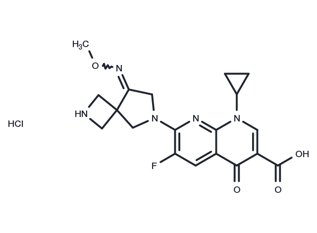 TargetMol Chemical Structure Zabofloxacin hydrochloride