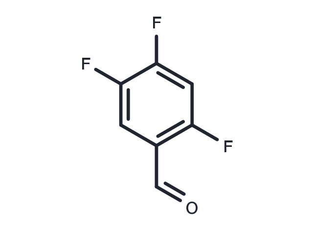 2,4,5-Trifluorobenzaldehyde Chemical Structure