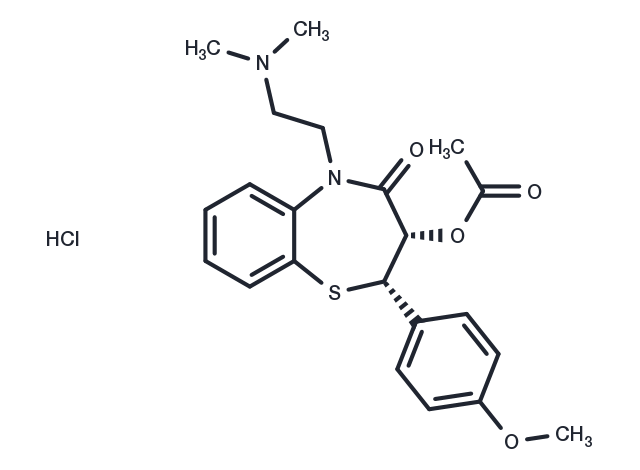 TargetMol Chemical Structure Diltiazem hydrochloride
