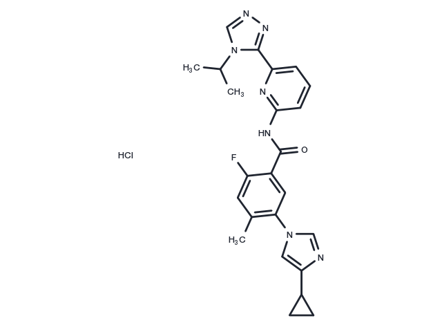Selonsertib HCl Chemical Structure