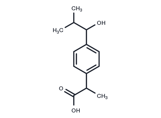 1-Hydroxy-ibuprofen Chemical Structure