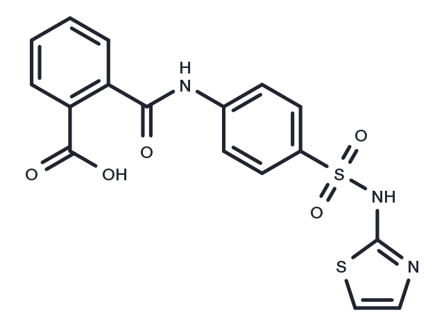 Phthalylsulfathiazole Chemical Structure