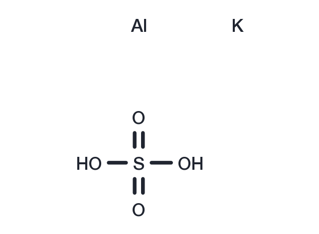 Aluminum potassium sulfate Chemical Structure
