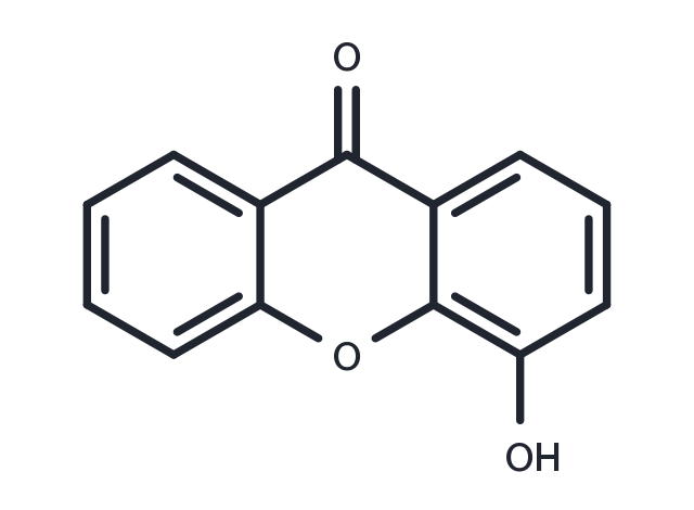 4-Hydroxyxanthone Chemical Structure