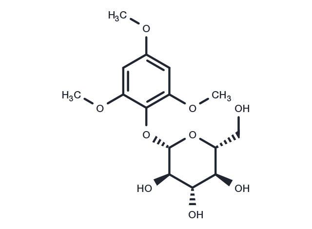 2,4,6-Trimethoxyphenol glucoside Chemical Structure