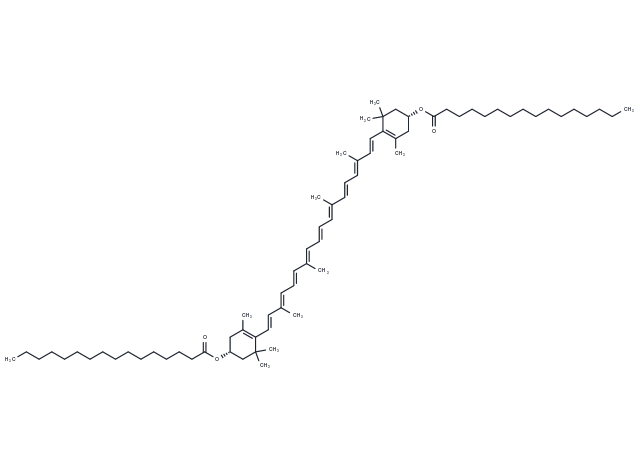 TargetMol Chemical Structure Zeaxanthin dipalmitate