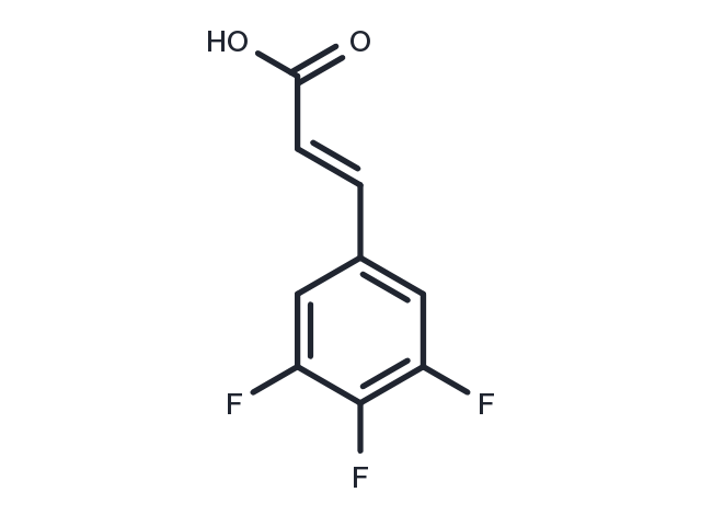 3,4,5-Trifluorocinnamic acid Chemical Structure