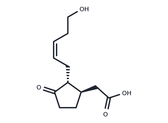 12-Hydroxyjasmonic acid Chemical Structure