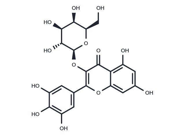 TargetMol Chemical Structure Myricetin 3-O-galactoside