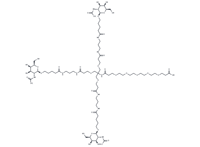 TargetMol Chemical Structure tri-GalNAc-COOH