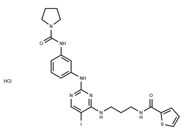 BX-795 hydrochloride Chemical Structure