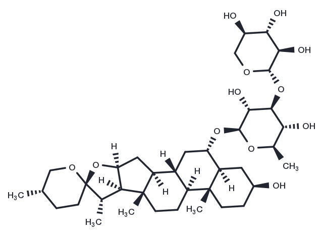 Neochlorogenin 6-O-β-D-xylopyranosyl-(1→3)-β-D-quinovopyranoside Chemical Structure