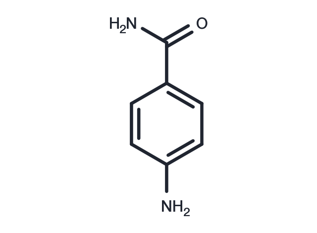 4-Aminobenzamide Chemical Structure