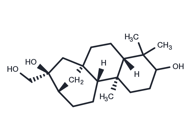 ent-kaurane-3,16,17-triol Chemical Structure