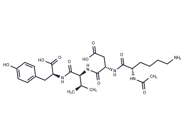 Acetyl tetrapeptide-2 Chemical Structure