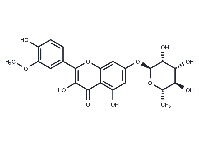 TargetMol Chemical Structure Isorhamnetin 7-O-α-L-rhamnoside