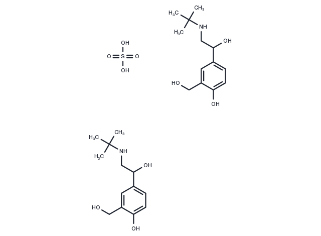 TargetMol Chemical Structure Salbutamol hemisulfate