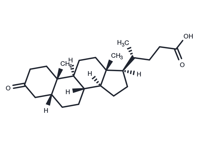 TargetMol Chemical Structure 3-Oxo-5β-cholanoic acid