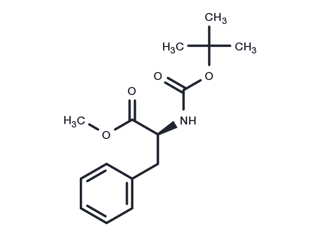 Methyl (tert-butoxycarbonyl)-L-phenylalaninate Chemical Structure