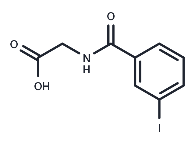 Glycine, N-(3-iodobenzoyl)- (9CI) Chemical Structure