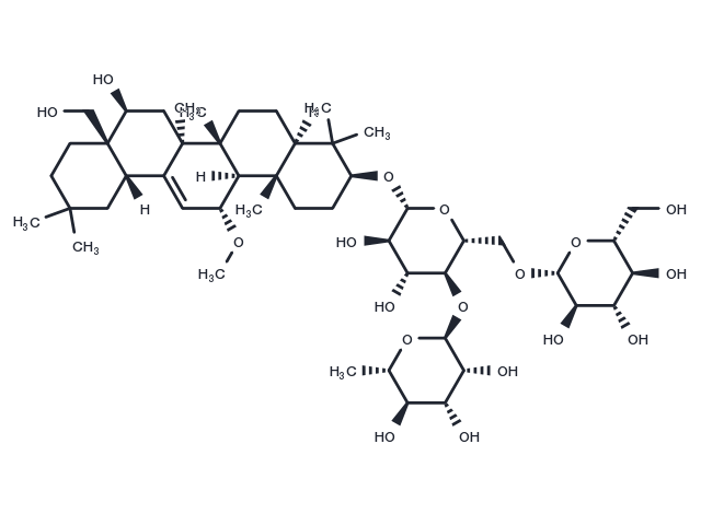 TargetMol Chemical Structure 11(α)-Methoxysaikosaponin F
